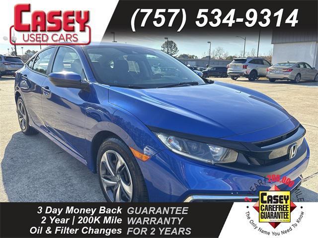 used 2020 Honda Civic car, priced at $19,300