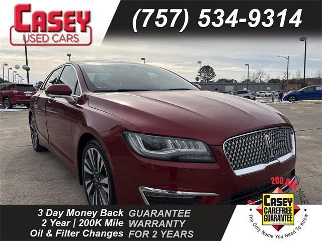 used 2018 Lincoln MKZ car, priced at $21,000