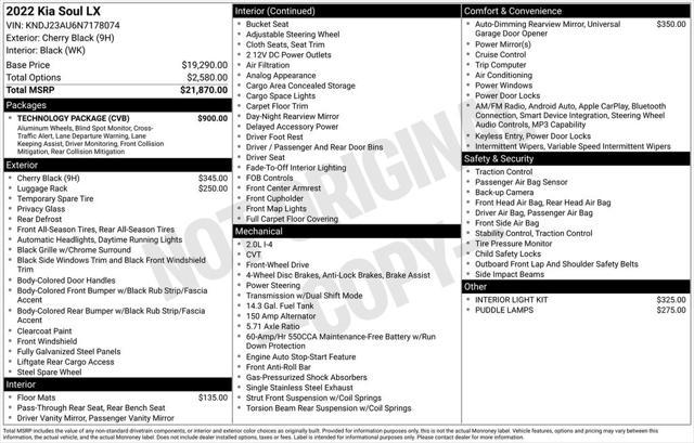 used 2022 Kia Soul car
