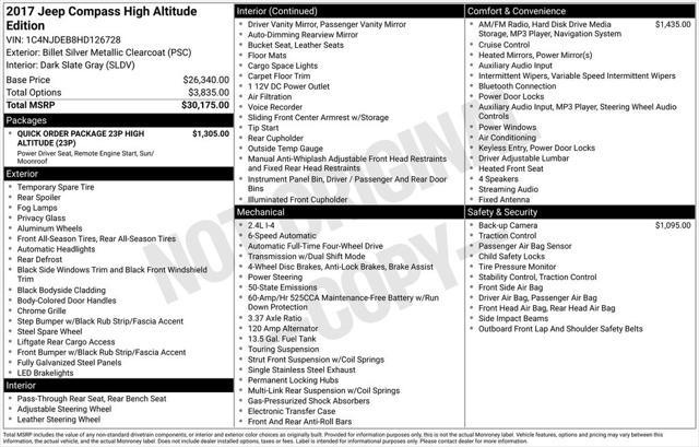 used 2017 Jeep Compass car