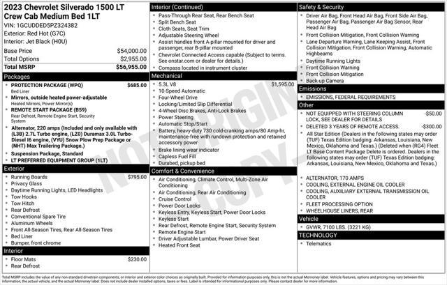 used 2023 Chevrolet Silverado 1500 car, priced at $36,500