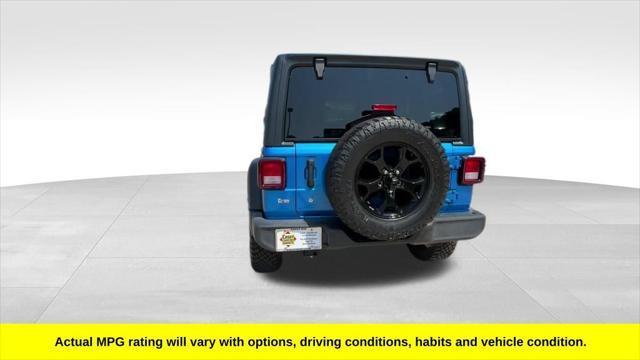 used 2022 Jeep Wrangler Unlimited car, priced at $31,750