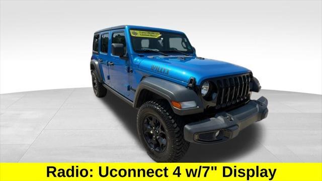 used 2022 Jeep Wrangler Unlimited car, priced at $31,750