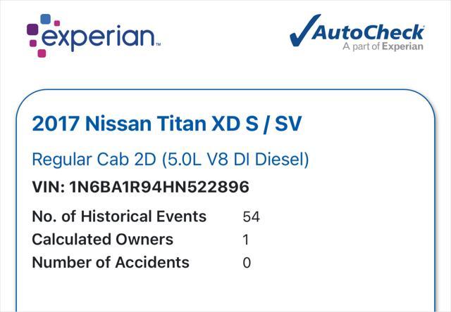 used 2017 Nissan Titan XD car, priced at $20,980