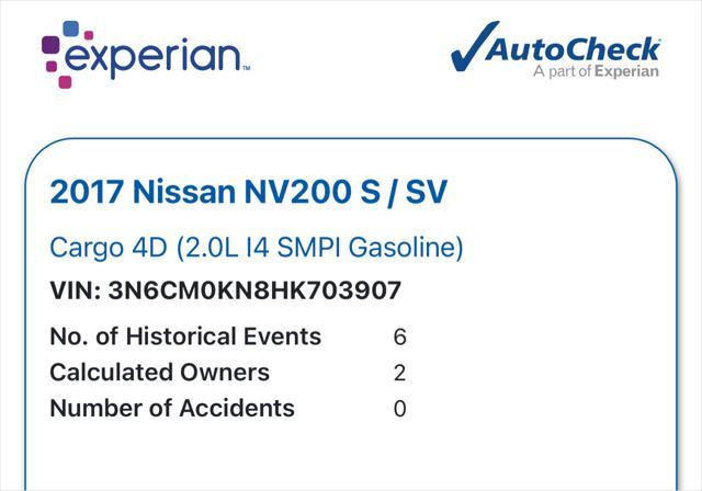 used 2017 Nissan NV200 car, priced at $14,980