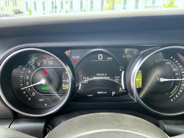 used 2021 Jeep Wrangler Unlimited 4xe car, priced at $34,160