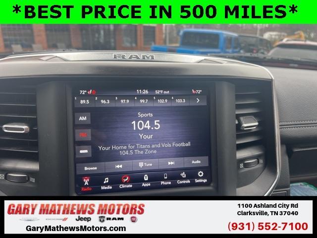 used 2021 Ram 1500 car, priced at $37,500