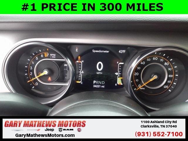 used 2021 Jeep Gladiator car, priced at $29,750