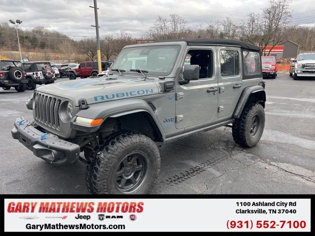 used 2021 Jeep Wrangler Unlimited 4xe car, priced at $33,500