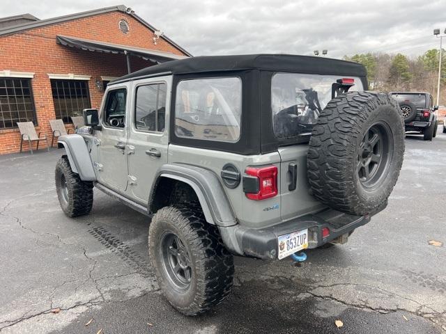 used 2021 Jeep Wrangler Unlimited 4xe car, priced at $33,500