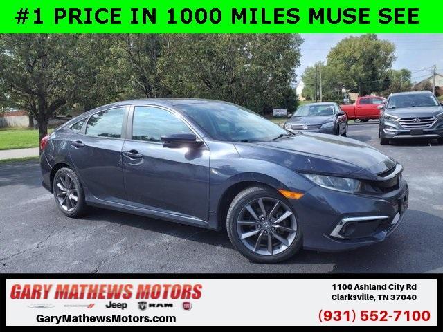 used 2020 Honda Civic car, priced at $19,500