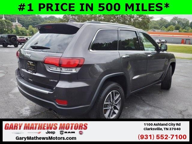 used 2021 Jeep Grand Cherokee car, priced at $19,500