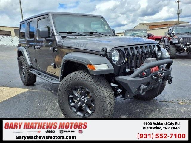 used 2021 Jeep Wrangler Unlimited car, priced at $33,700