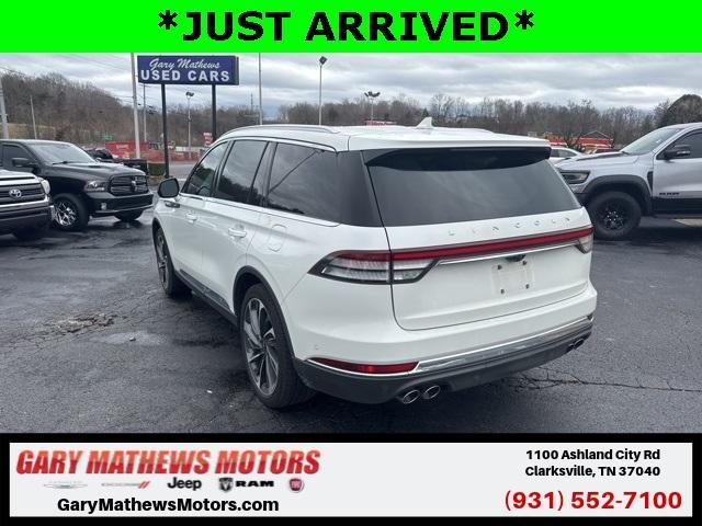 used 2022 Lincoln Aviator car, priced at $43,300