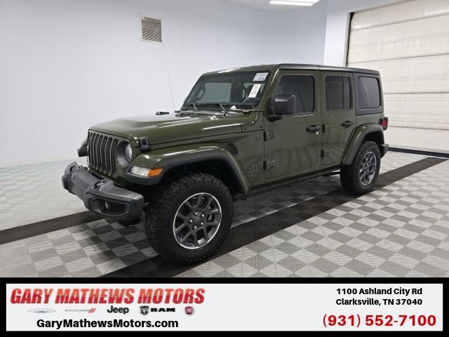 used 2021 Jeep Wrangler Unlimited car, priced at $32,500