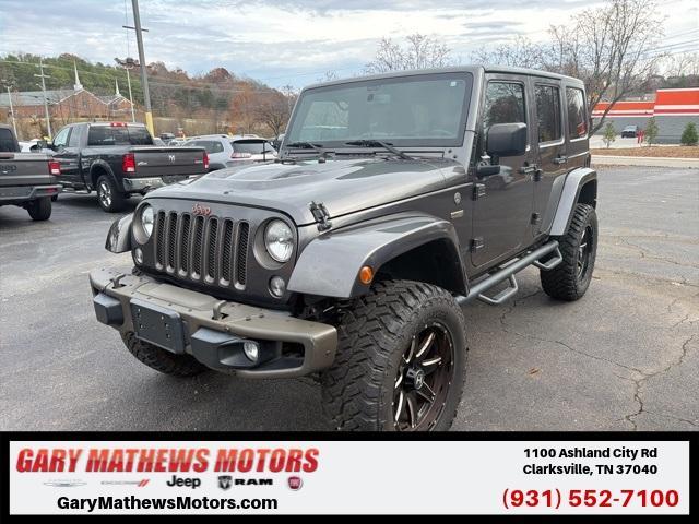 used 2016 Jeep Wrangler Unlimited car, priced at $18,000