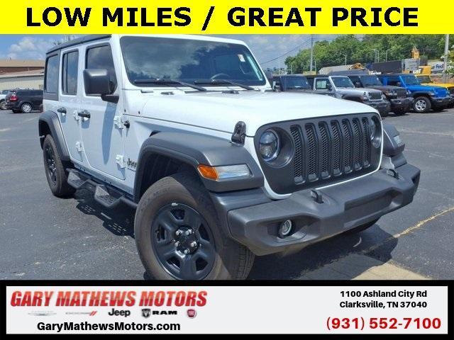 used 2023 Jeep Wrangler car, priced at $29,600