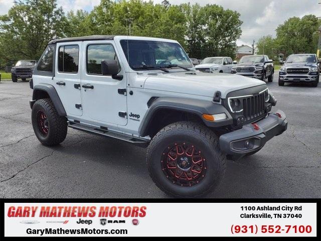 used 2020 Jeep Wrangler Unlimited car, priced at $38,000