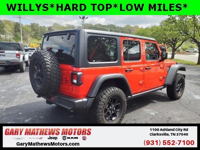 used 2024 Jeep Wrangler car, priced at $40,000