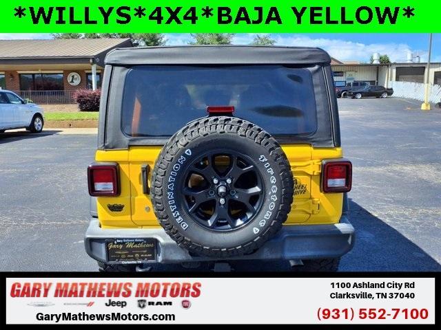 used 2021 Jeep Wrangler Unlimited car, priced at $29,500