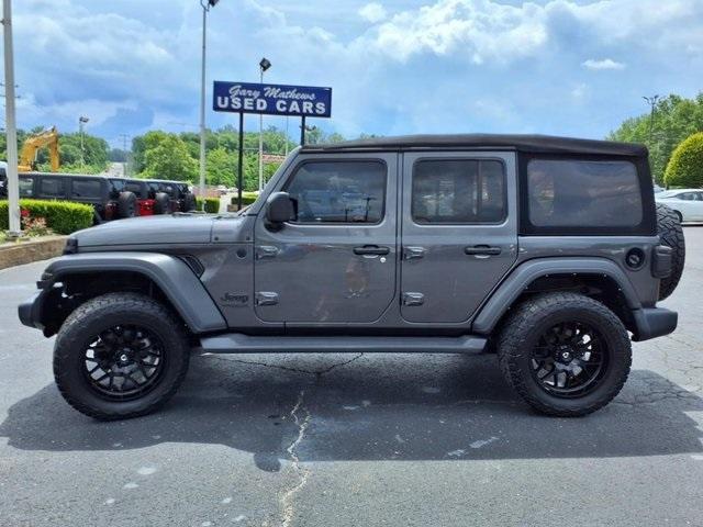 used 2022 Jeep Wrangler Unlimited car, priced at $34,500