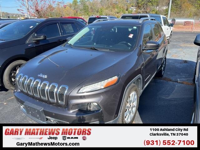 used 2015 Jeep Cherokee car, priced at $12,500