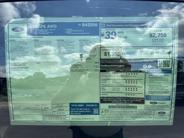 new 2025 Ford Escape car, priced at $36,080