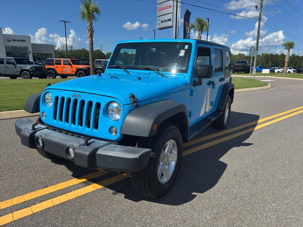 used 2017 Jeep Wrangler Unlimited car, priced at $20,375