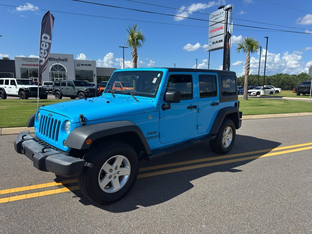 used 2017 Jeep Wrangler Unlimited car, priced at $20,375