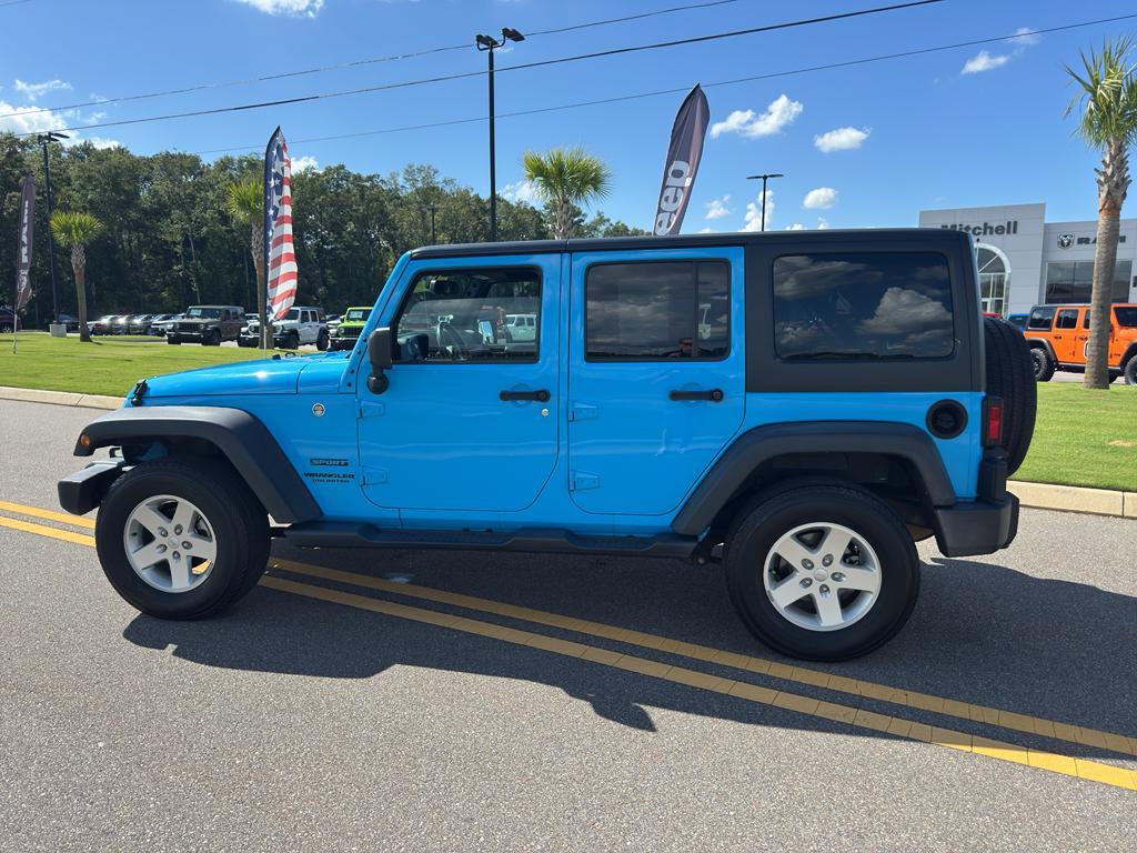 used 2017 Jeep Wrangler Unlimited car, priced at $20,375