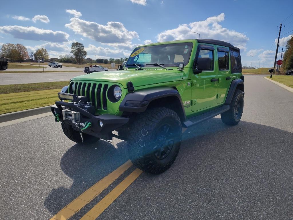 used 2018 Jeep Wrangler Unlimited car, priced at $22,725