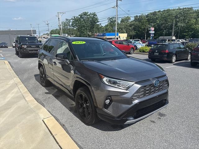 used 2021 Toyota RAV4 Hybrid car, priced at $30,487