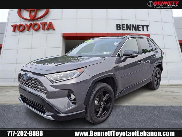 used 2021 Toyota RAV4 Hybrid car, priced at $30,487