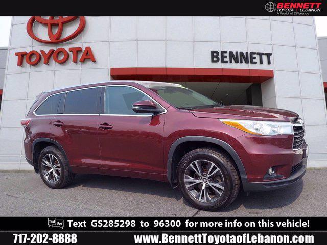 used 2016 Toyota Highlander car, priced at $16,997