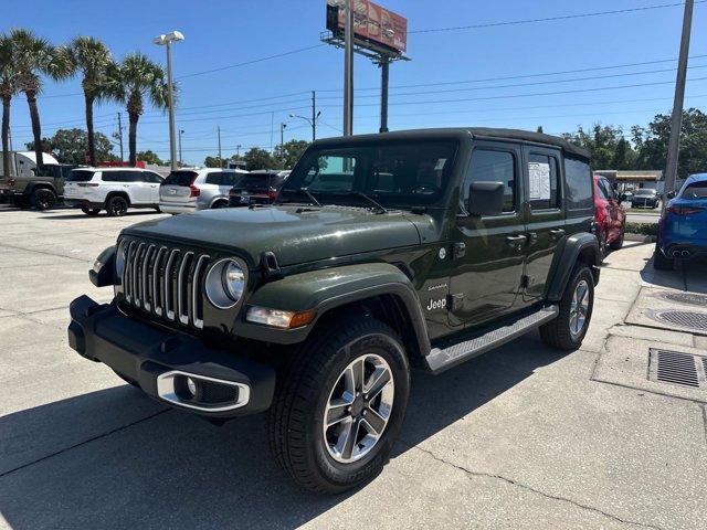 used 2020 Jeep Wrangler Unlimited car, priced at $32,591