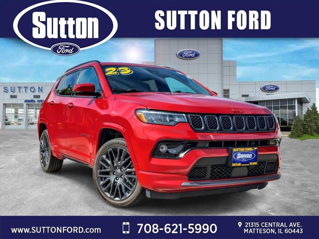 used 2023 Jeep Compass car, priced at $23,871