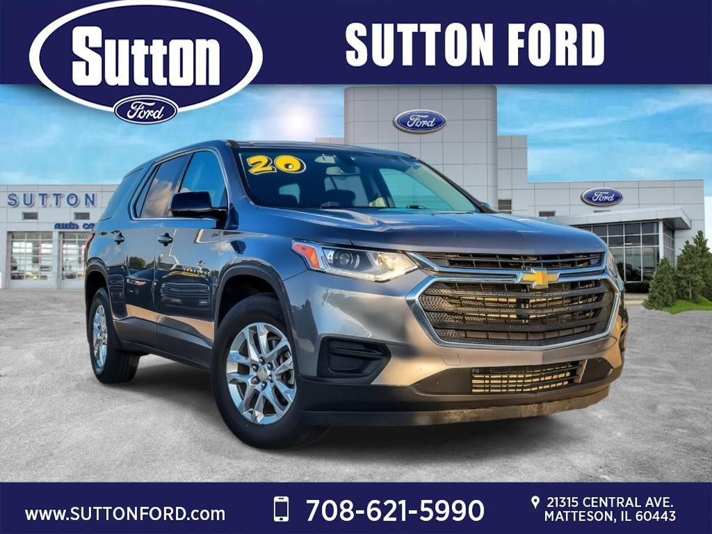 used 2020 Chevrolet Traverse car, priced at $19,711
