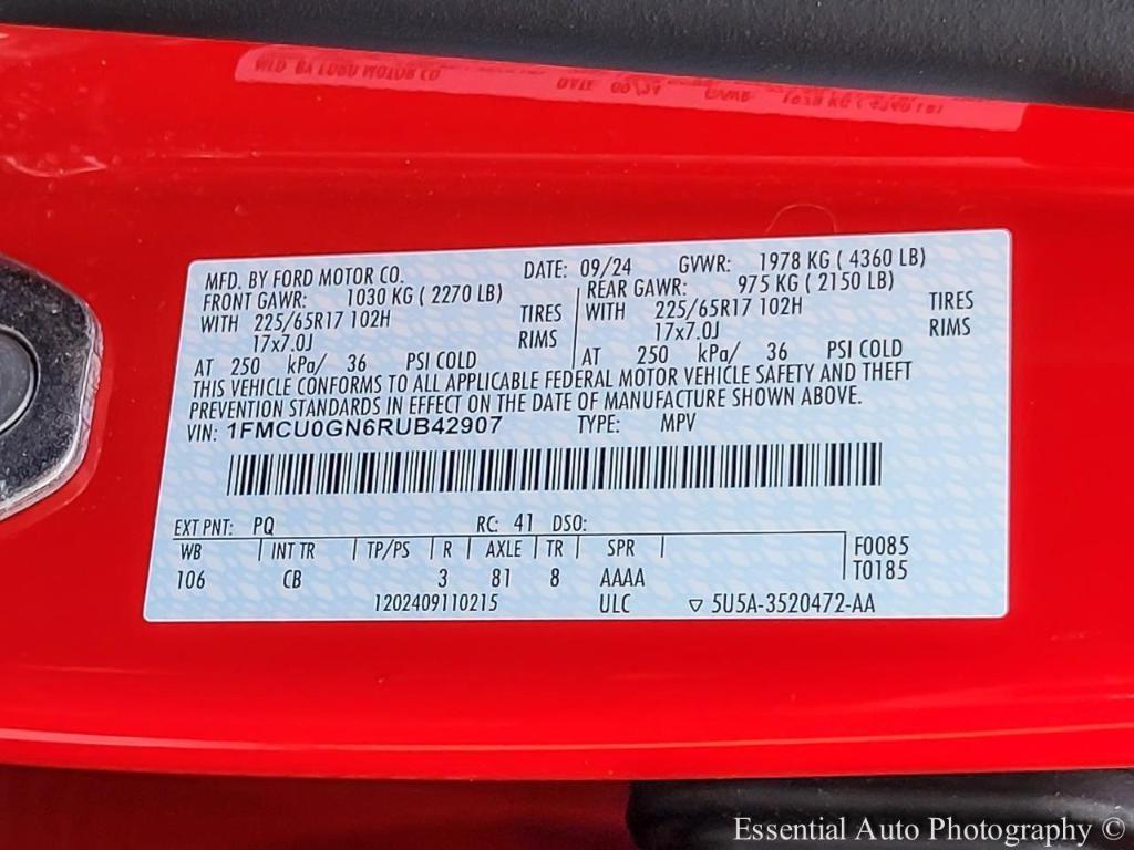 used 2024 Ford Escape car, priced at $27,495