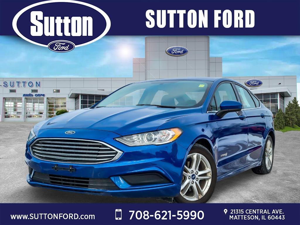 used 2018 Ford Fusion Hybrid car, priced at $9,941