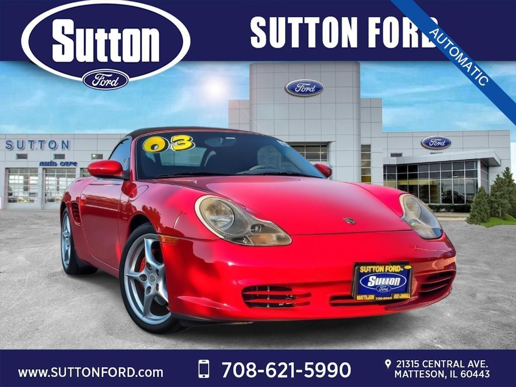 used 2003 Porsche Boxster car, priced at $9,971