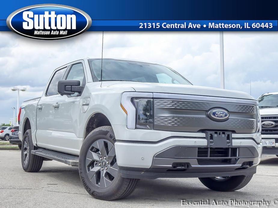 used 2023 Ford F-150 Lightning car, priced at $46,700