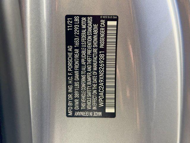 used 2022 Porsche 911 car, priced at $257,996