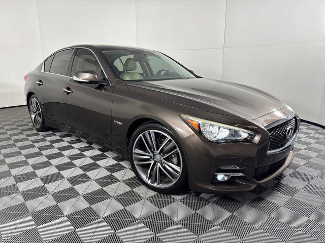 used 2016 INFINITI Q50 Hybrid car, priced at $15,998