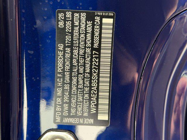 new 2025 Porsche 718 Cayman car, priced at $205,515