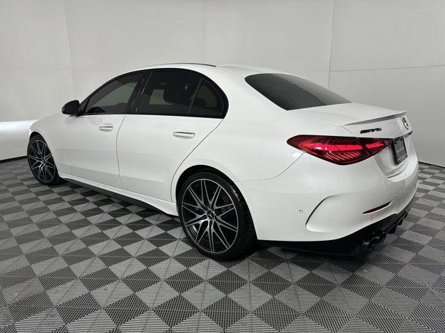 used 2023 Mercedes-Benz AMG C 43 car, priced at $49,999