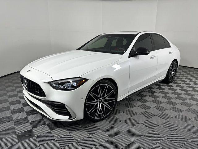used 2023 Mercedes-Benz AMG C 43 car, priced at $49,999