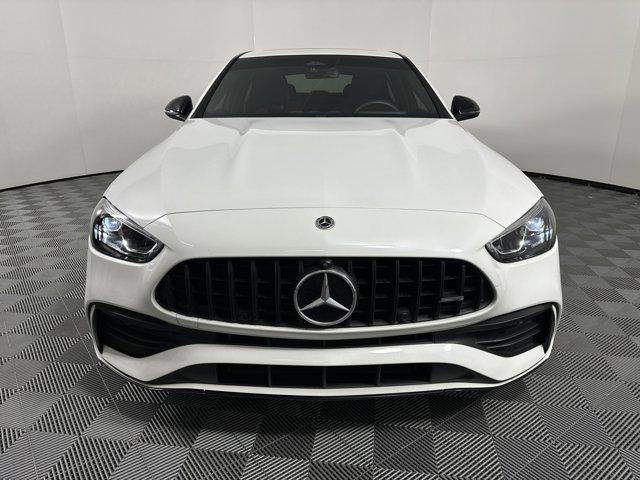 used 2023 Mercedes-Benz AMG C 43 car, priced at $49,999