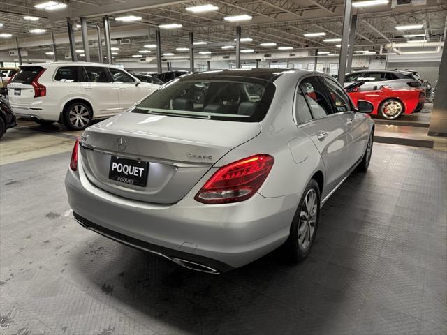 used 2017 Mercedes-Benz C-Class car, priced at $24,950