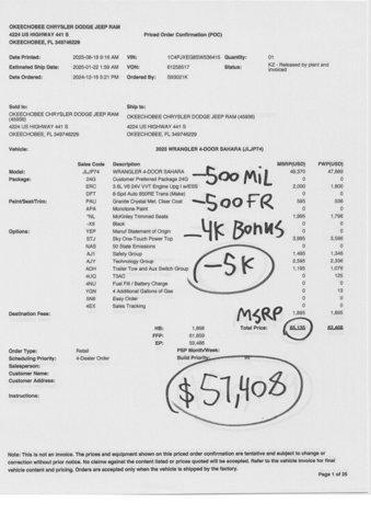 new 2025 Jeep Wrangler car, priced at $59,984