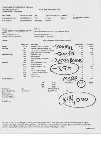 new 2025 Jeep Wrangler car, priced at $44,984
